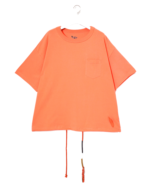 RIOT tee orange