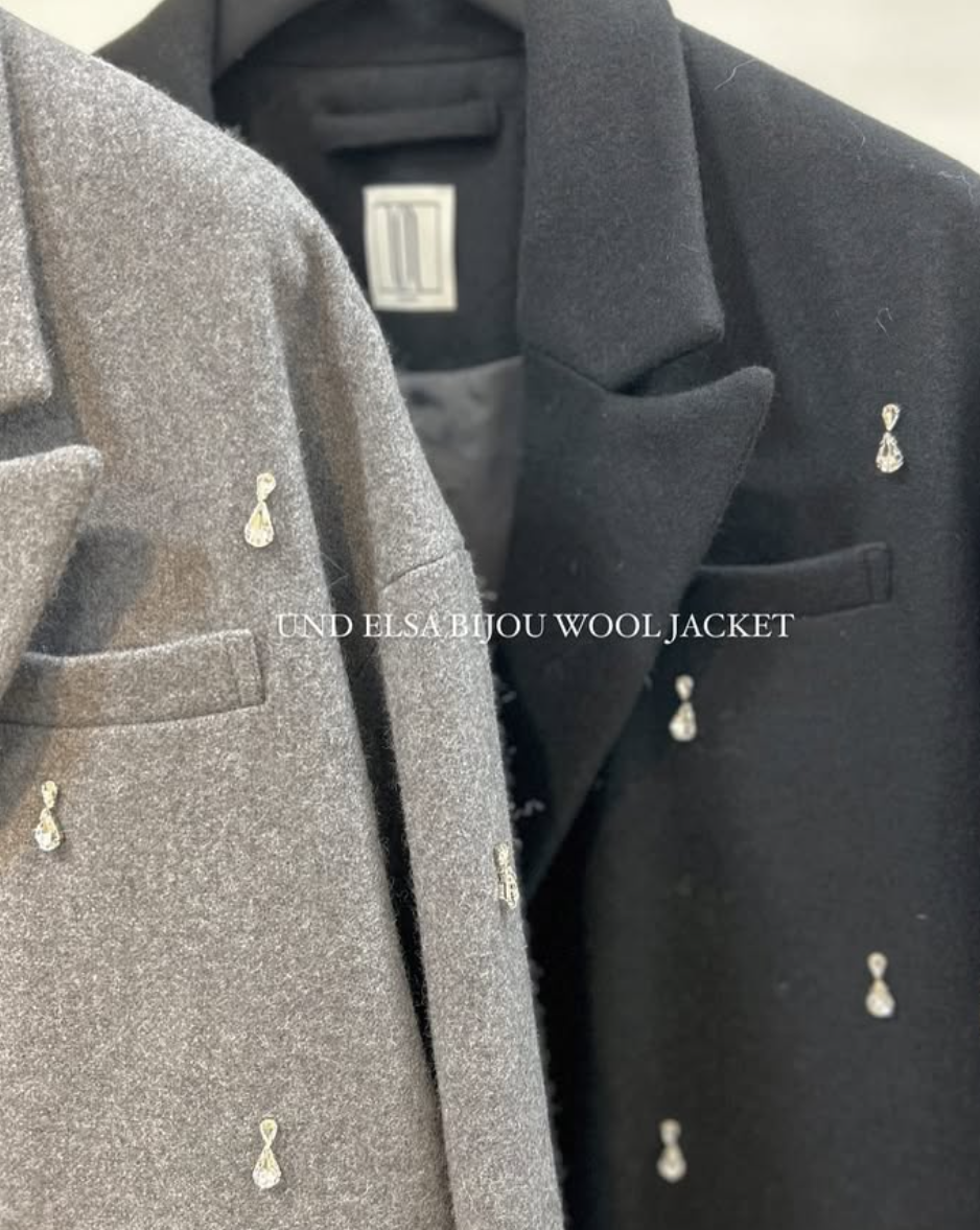 UND ELSA BIJOU WOOL JACKET！！
